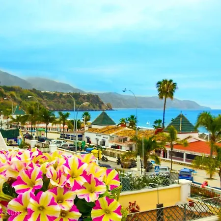 Lägenhet 2e Am Playa Burriana 1 Linea, Erste Strandreihe Nerja